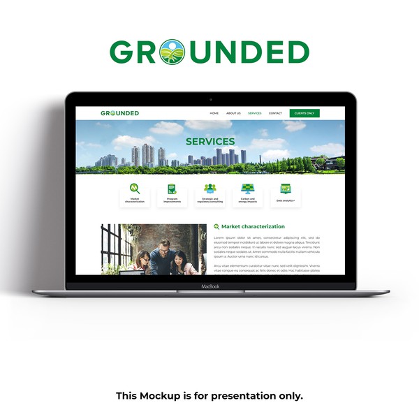 Design by Zealous" titled "Grounded"