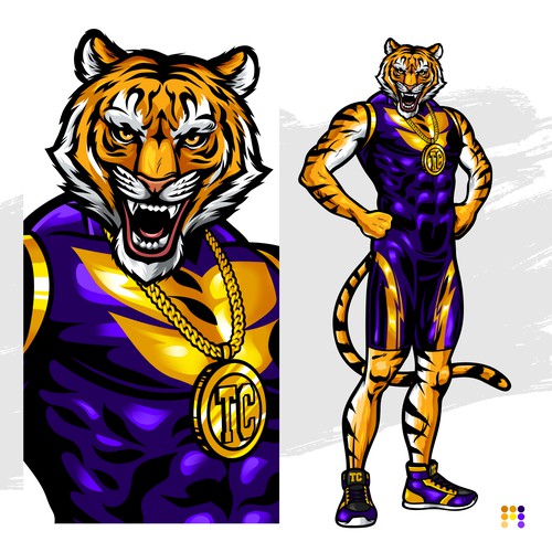 I need a Marvel comics style superhero tiger mascot. Ontwerp door Trafalgar Law