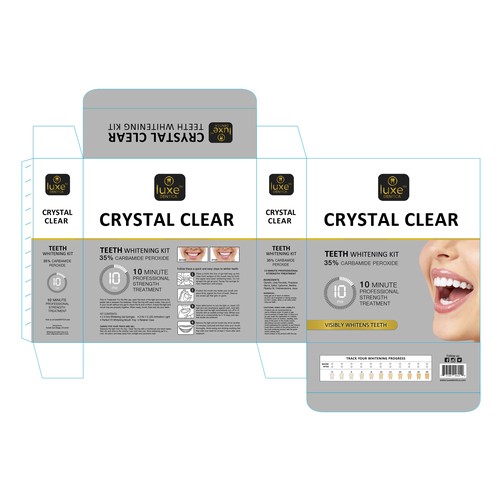 Teeth whitening packaging Design by Fayee