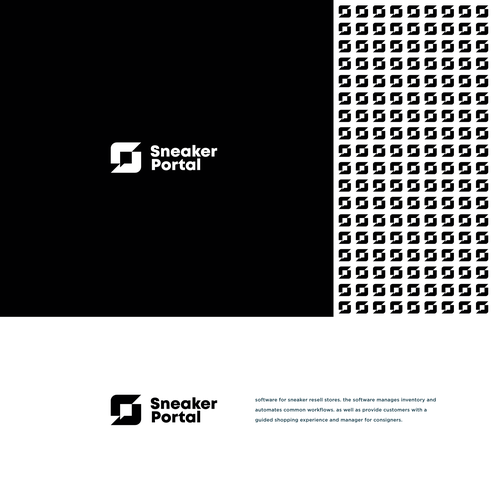 sneaker resale store workflow automation software - modern tech logo design Design von pritesh.suthar®