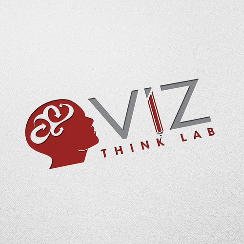 A logo on how Viz Think Lab uses visual thinking drawing skills to promote business creativity Design by Astrix.astrix09