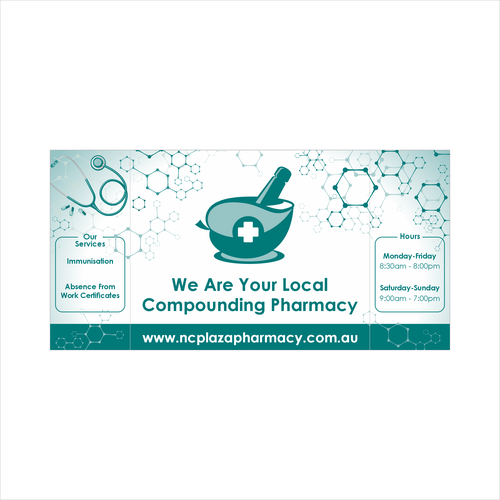 Compounding Pharmacy Signage Design von Vitalia.m