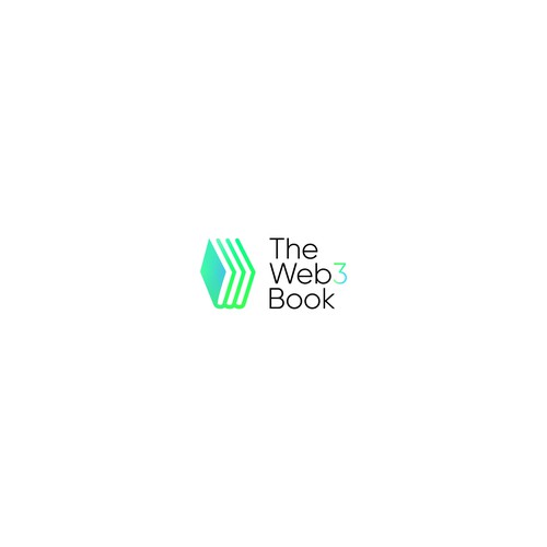 Logo for an eBook/course: "The Web3 Book" Design by Gaspar Maldonado