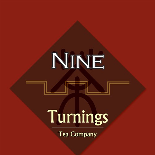 Tea Company logo: The Nine Turnings Tea Company Réalisé par HaO