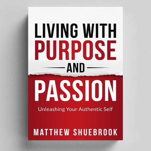 Living With Passion and Purpose Book Cover Design Design by ♔Mecolvin™