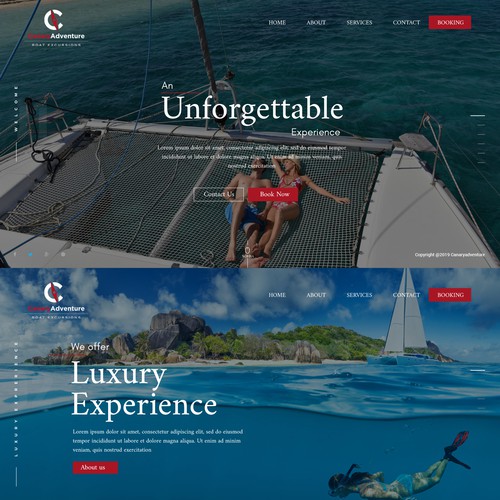 Web page design contest entry by Sw4n