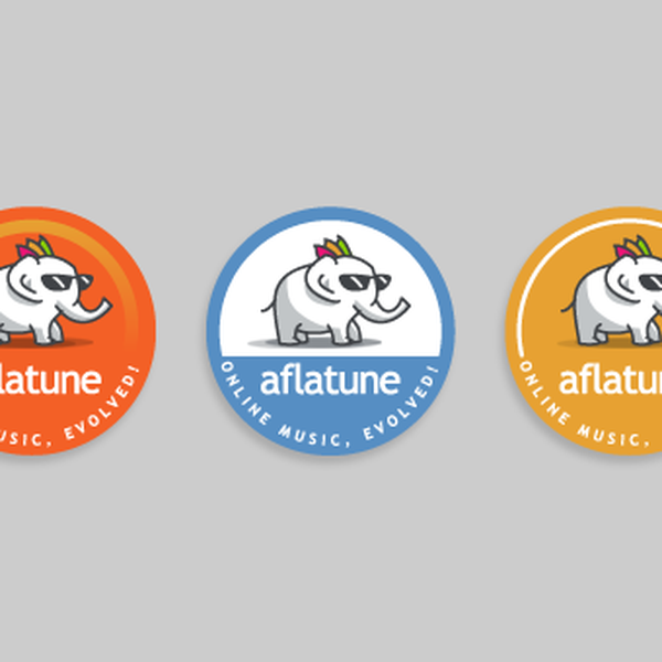 Logo & business card for new web 2.0 music portal