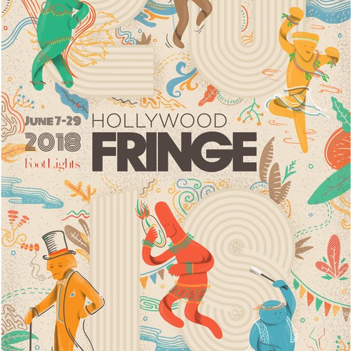 Guide Cover for the 2018 Hollywood Fringe Festival Design by -Z-