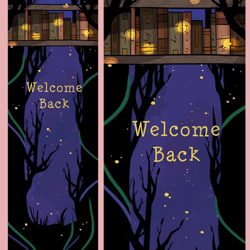 Bookmark design for future multiple theme sets Design by Ainur B.