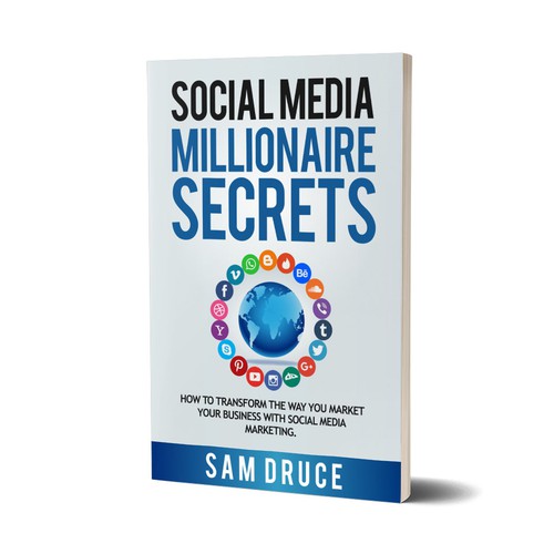 Design A Social Media Marketing Book Cover Being Sent to 500,000 in 10 days! Design by D sign Master