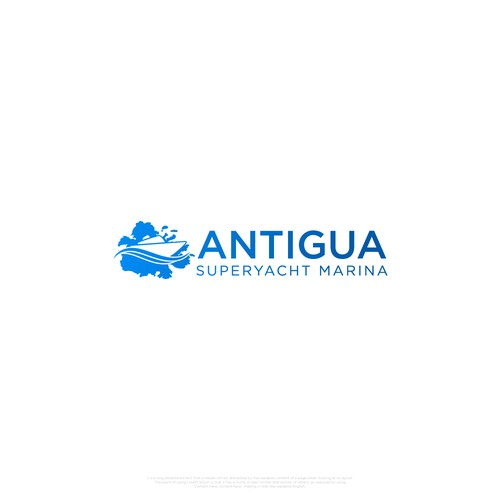 Logo for Antigua Superyacht Marina Design by Elite Craters
