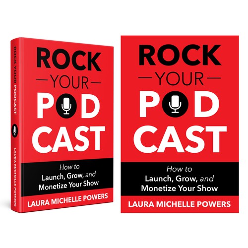 Podcast Book Cover - Rock Your Podcast Design by Whizpro