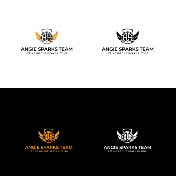 bold flat modern logo