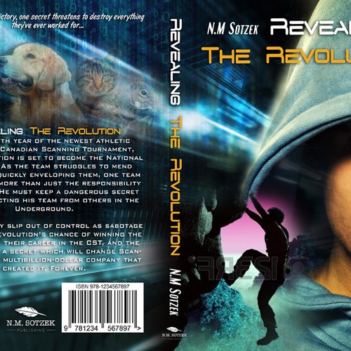 Design an awesome cover for Science/sports-fiction novel 'Revealing the Revolution' Design by FalaBogu