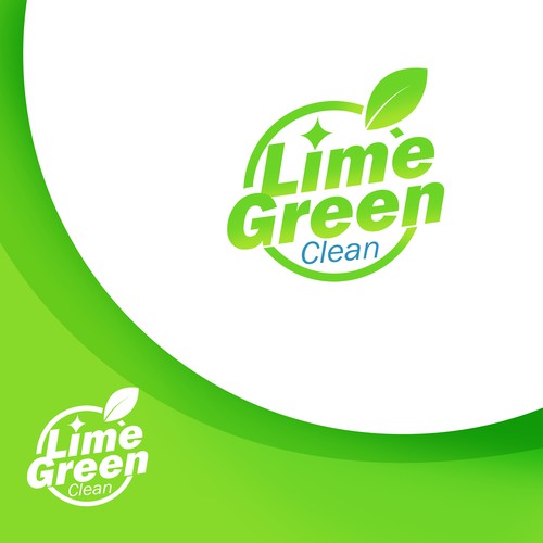 Lime Green Clean Logo and Branding Diseño de pmAAngu