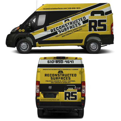 Reconstructed Surfaces Badass Vehicle Wrap Design by ATJEH™