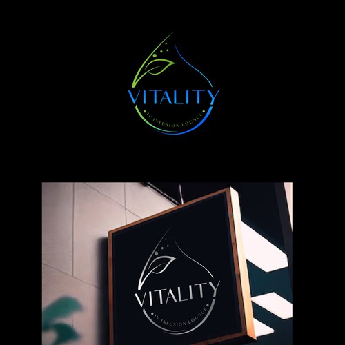 Logo for a luxury IV hydration spa Design by 123Graphics