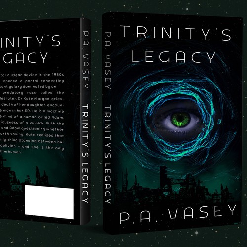 Design a dark, apocalyptic, cover for a new Sci-Fi novel Design by bmalott