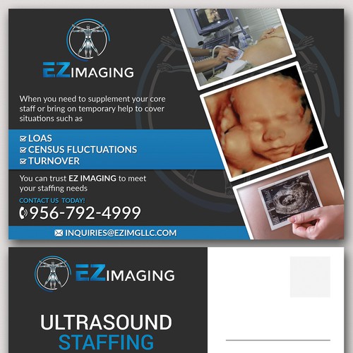 Design di ULTRASOUND STAFFING CARD/FLYER di Graph Webs