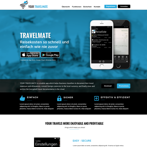 Landing page design contest entry by FaTiH™