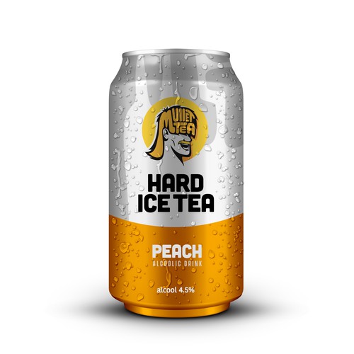 Hard Ice tea Can Design - Be Fun ! Design by sougatacreative