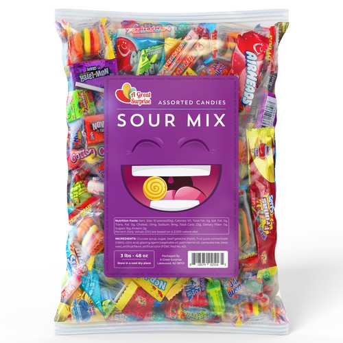 Design a modern, clean, chic, and professional candy label. Réalisé par znakovanj