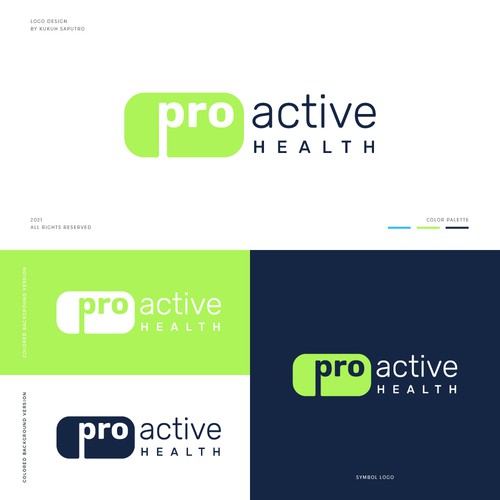 Pro-active Health Réalisé par Kukuh Saputro Design