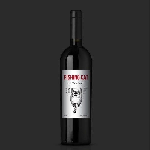 Design a modern wine label for a small new independent brand in India's emerging market (our wine bottled in Italy) Design von Dragan Jovic