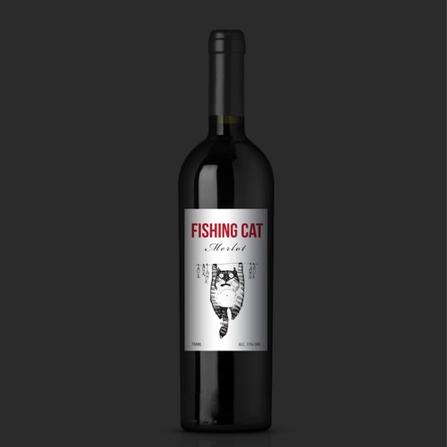 Design a modern wine label for a small new independent brand in India's emerging market (our wine bottled in Italy) Design by Dragan Jovic