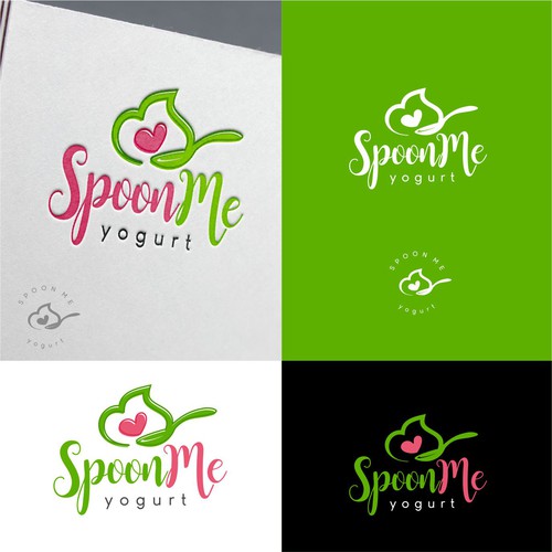 Create a trendy logo for a new Frozen yogurt shop! Spoon Me Yogurt Design by anata.sholeha