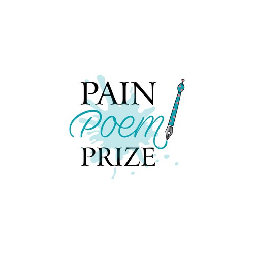 Pain Poem Prize - Playful Logo Design by cvektor™