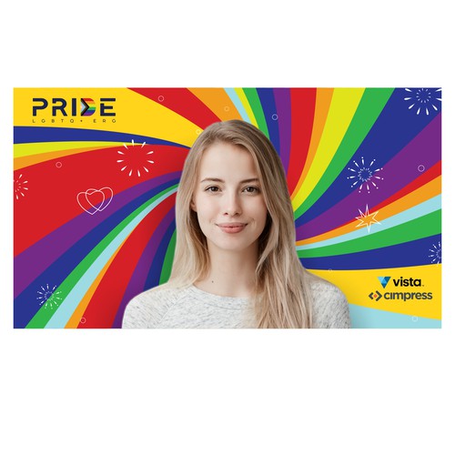 Virtual backgrounds for PRIDE month (multiple winners) Diseño de i-ali