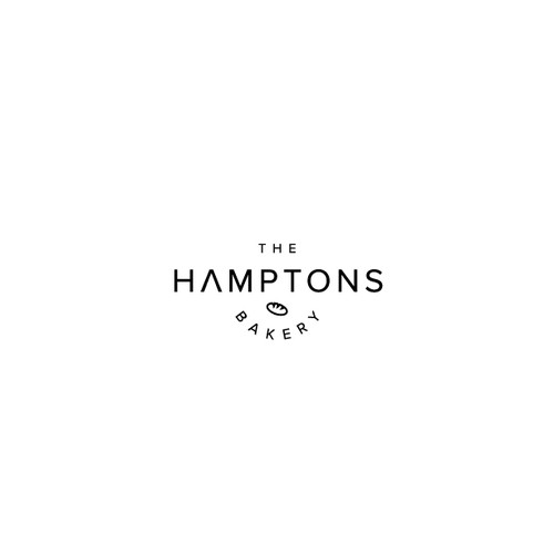 The Hamptons Bakery Logo Design by Lucky.Design