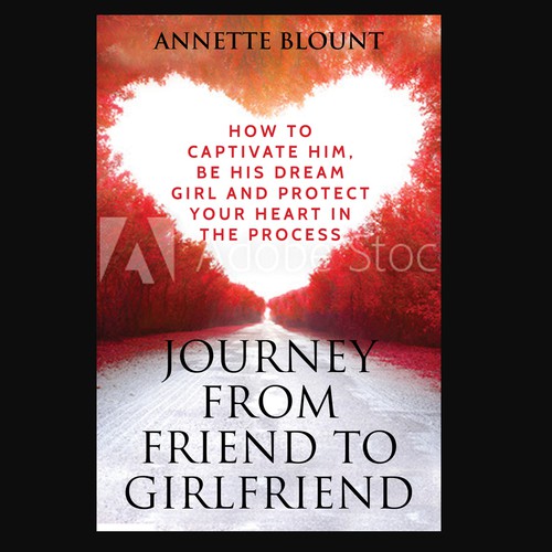 Design a book cover that is fun and playful to help single women experience love beyond friendship Design by DezignManiac