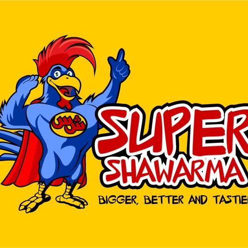 logo for Super Shawarma Diseño de vertex-412™