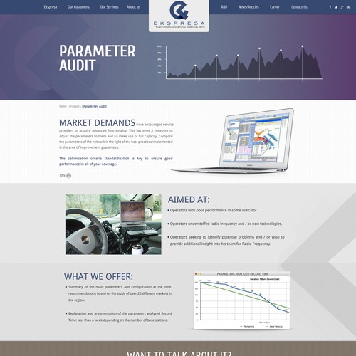 Parallax Website Design Wanted for Ekspresa Diseño de DezignLAB