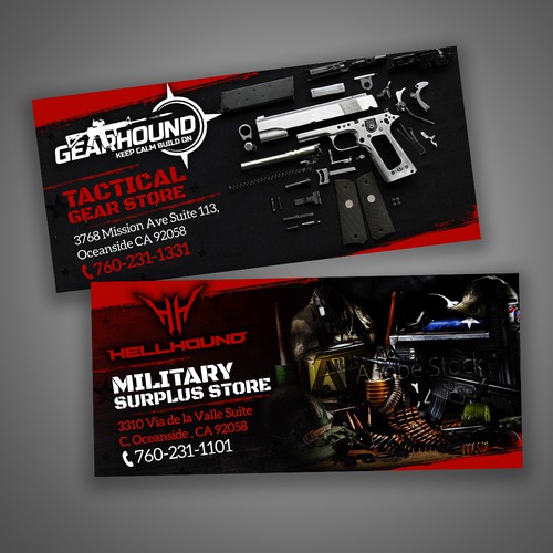 Military/Tactical Store Flyer Design Design by kristianvinz