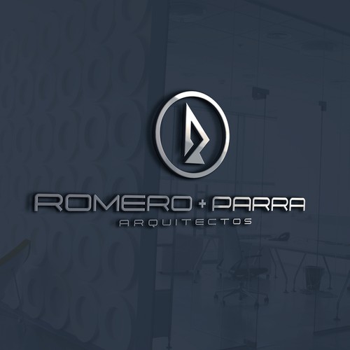 "ROMERO + PARRA ARQUITECTOS LOGO" winning Logo design