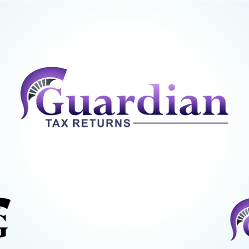 logo for Guardian Tax Returns Diseño de zeweny4design