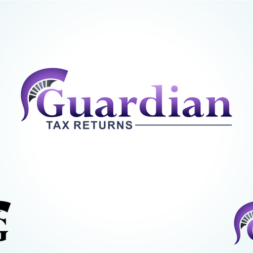 logo for Guardian Tax Returns デザイン by zeweny4design