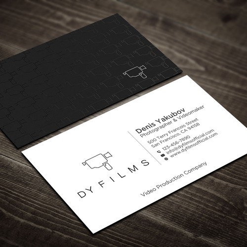 Business card for video production company Design by Rskylight