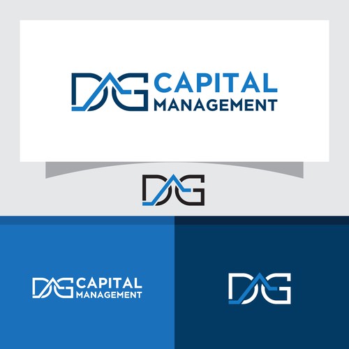 Logo & Brand guide for DG Capital Management an options trading Hedge Fund. Design by rouf_art