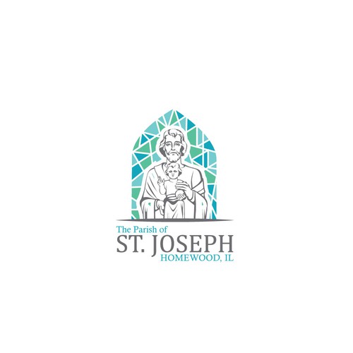 Simple, clean, modern logo for Parish of St. Joseph | Logo design contest