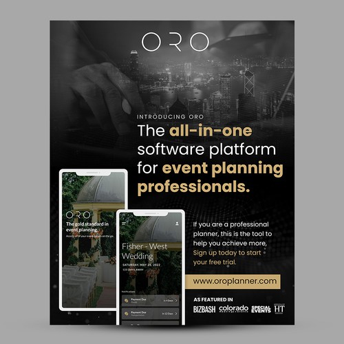 Creative Magazine Ad for A High Tech Platform Design by EPH Design