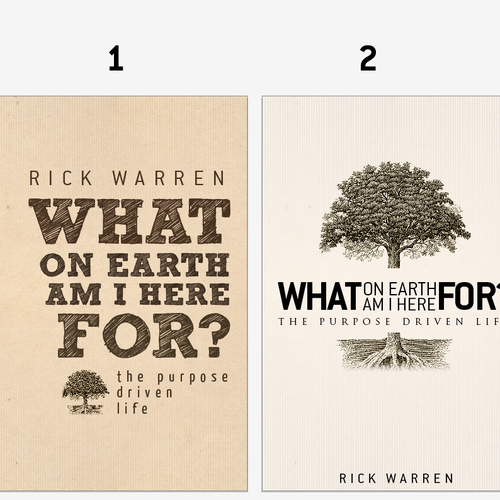 Book cover redesign for "What on Earth Am I Here For? The Purpose Driven Life" by Rick Warren Design by dejan.koki