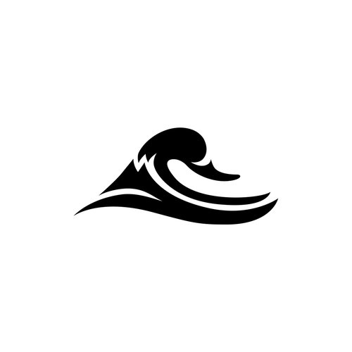 Coastal lifestyle brand featuring a mallard duck and wave, appeal to outdoor enthusiasts and surfers Design by Raz4rt