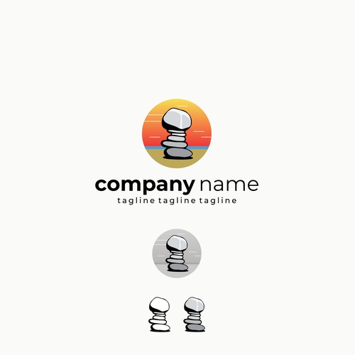 Stone formation picture as logo for coaching business Design by Strobok