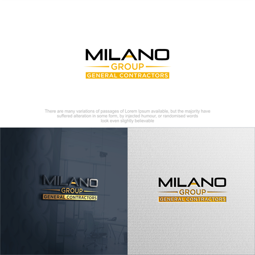 Milano Group logo refresh/modification Design by Tríxÿ©