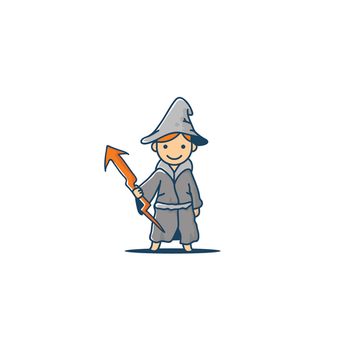 Create a Wizard Character with our Logo Design by Ridhogillang