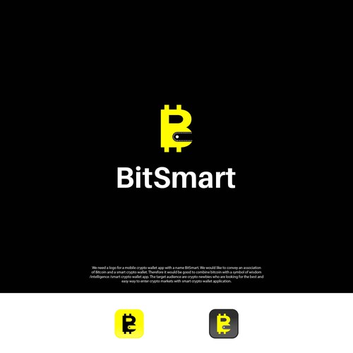 Design best logo for BitSmart crypto wallet app Design by sand ego